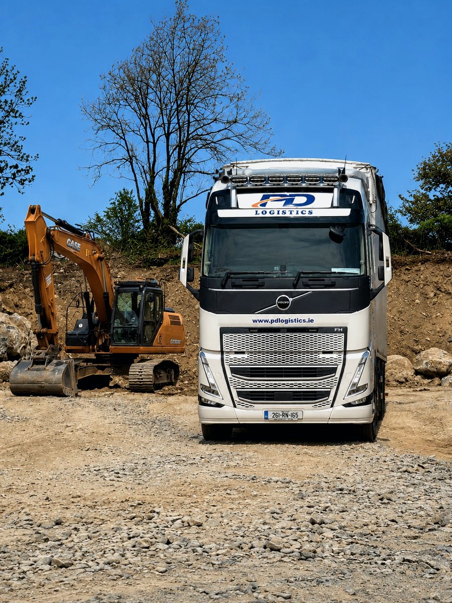 PD Logistics digger and truck hire