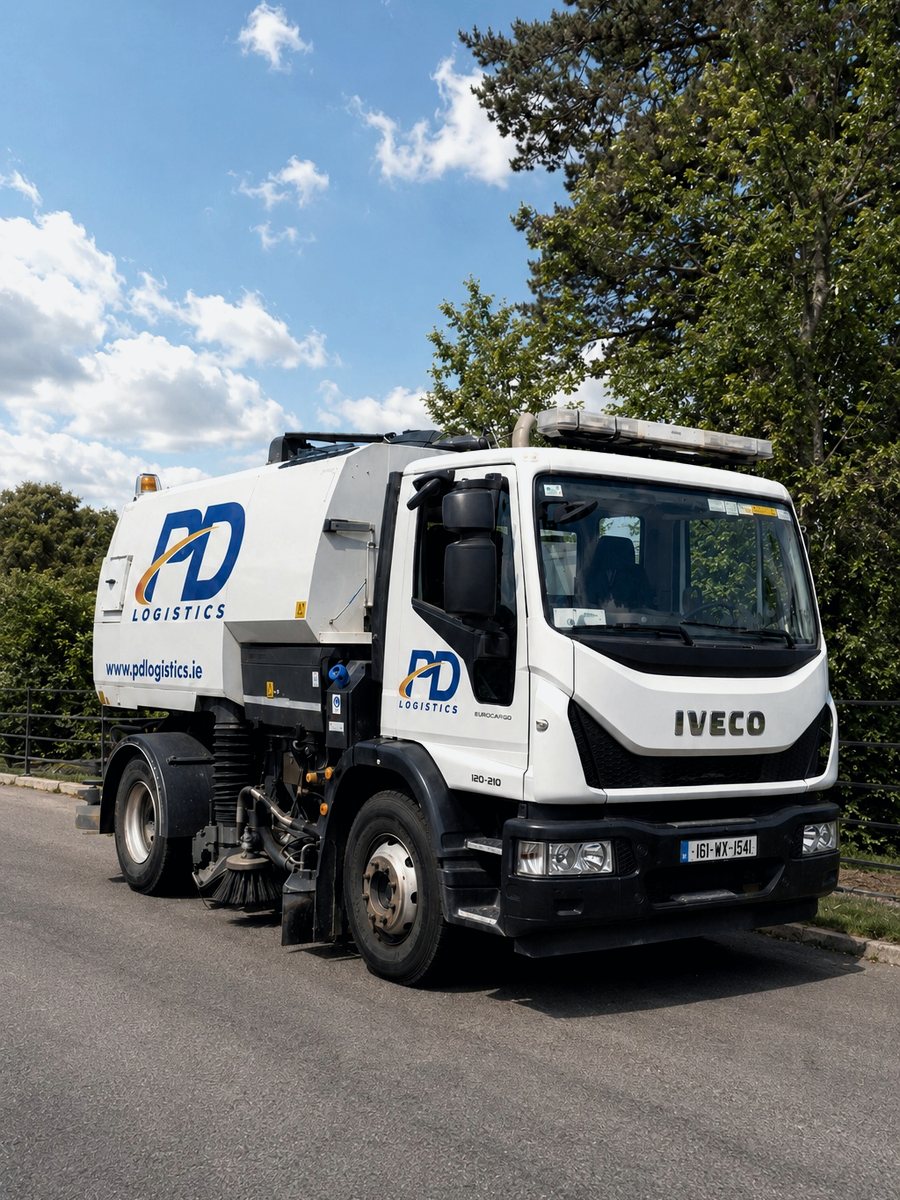 PD Logistics road sweeper